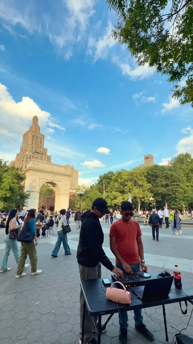 Elius B2B Dipto at Washington Square Park, NYC, October 2026